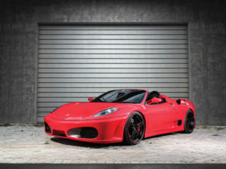 Ferrari with Three Ten Inch